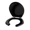 Abattant de WC Anti-contact Noir