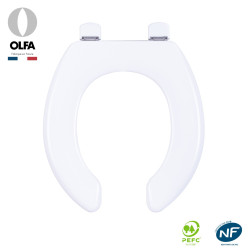 Abattant de WC Anti-contact Simple Blanc