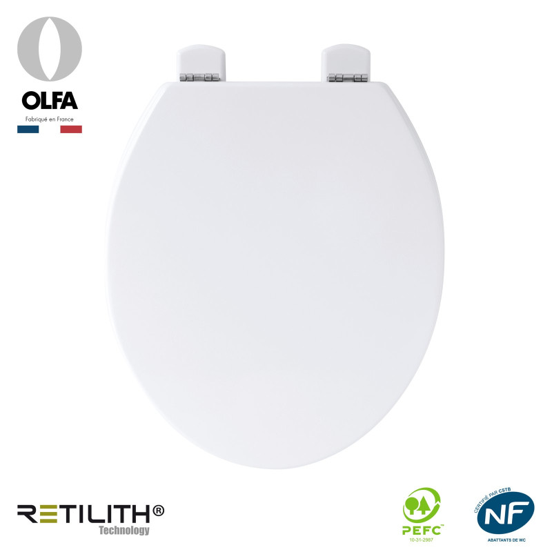 Abattant de WC Europe Blanc