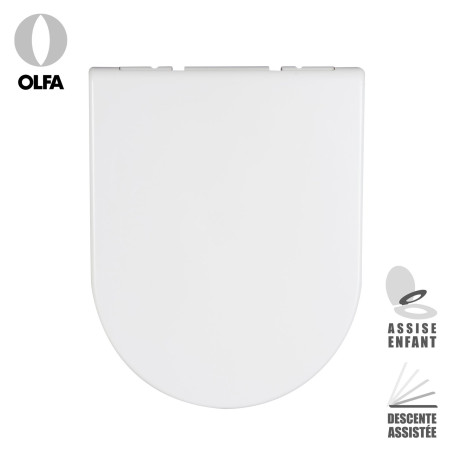 Abattant de WC Bambino D Blanc