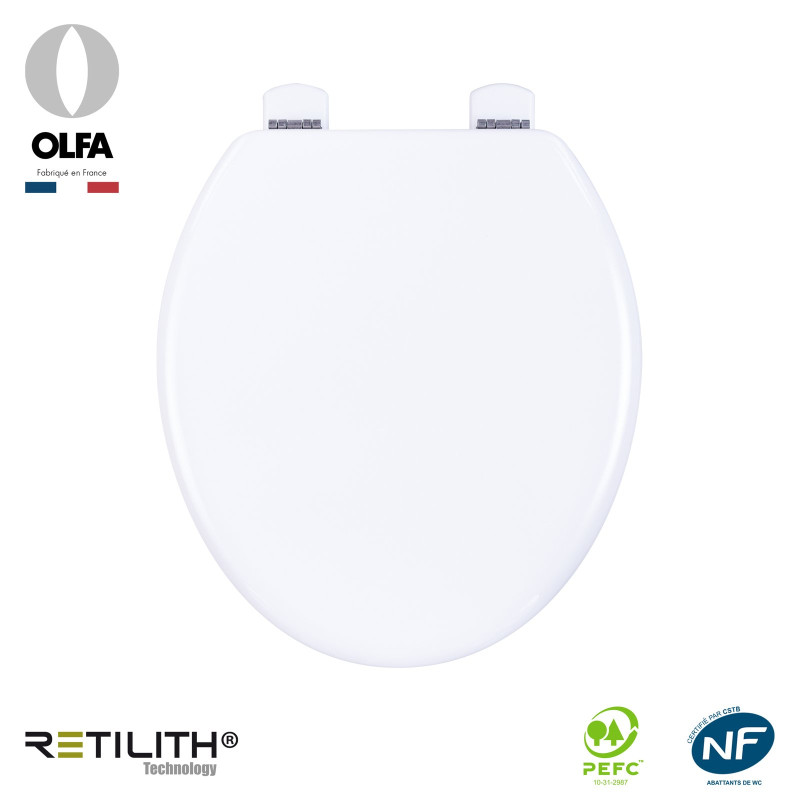 Abattant de WC Universal OLFA Pro Blanc
