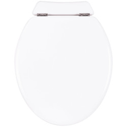 Abattant de WC Universal Dormant Blanc, entraxe 145-180, longueur 435-460, 7UD0001720