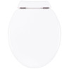 Abattant de WC Universal Dormant Blanc, entraxe 145-180, longueur 435-460, 7UD0001720
