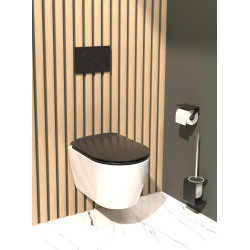 Porte-balayette Harmonie Noir