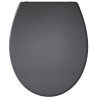 Abattant de WC Autoclip Carbone