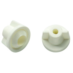 Lot de 2 Écrous Papillons Nylon M6 Pas de 100 pour Abattant de WC OLFA