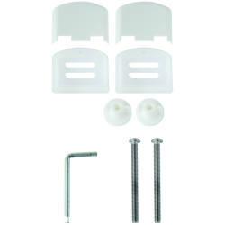 Kit SAV Fixations pour Abattant OLFA Simple Ou Double Capots Blancs