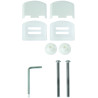 Kit SAV Fixations pour Abattant OLFA Simple Ou Double Capots Blancs