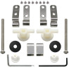 Kit Charnière Pions Fixes Non Réglables pour Abattant OLFA Ar+lg+ve+al