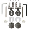 Kit Charnière Déclipsable À Descente Manuelle pour Abattant OLFA Ar+ve+al