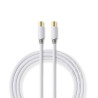 NEDIS Cordon coaxial CSBW40015WT30