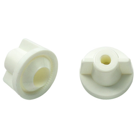 Lot de 2 Écrous Papillons Nylon M6 Pas de 100 pour Abattant de WC OLFA