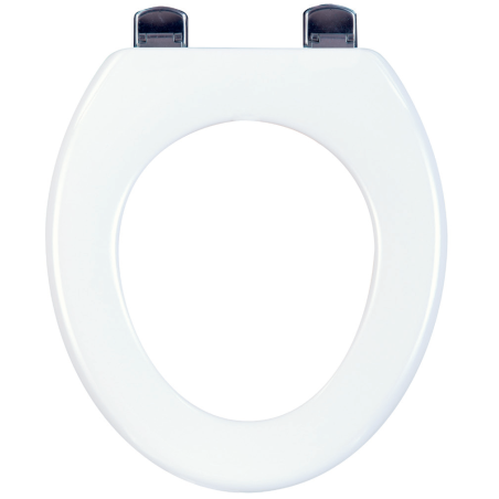 Abattant de WC Universal simple sans couvercle 375 mm, entraxe 140-180