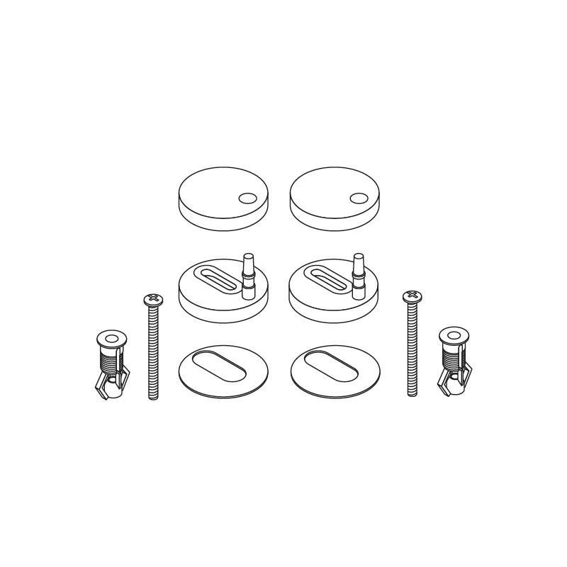 Kit SAV Fixations pour Abattant S3 Type