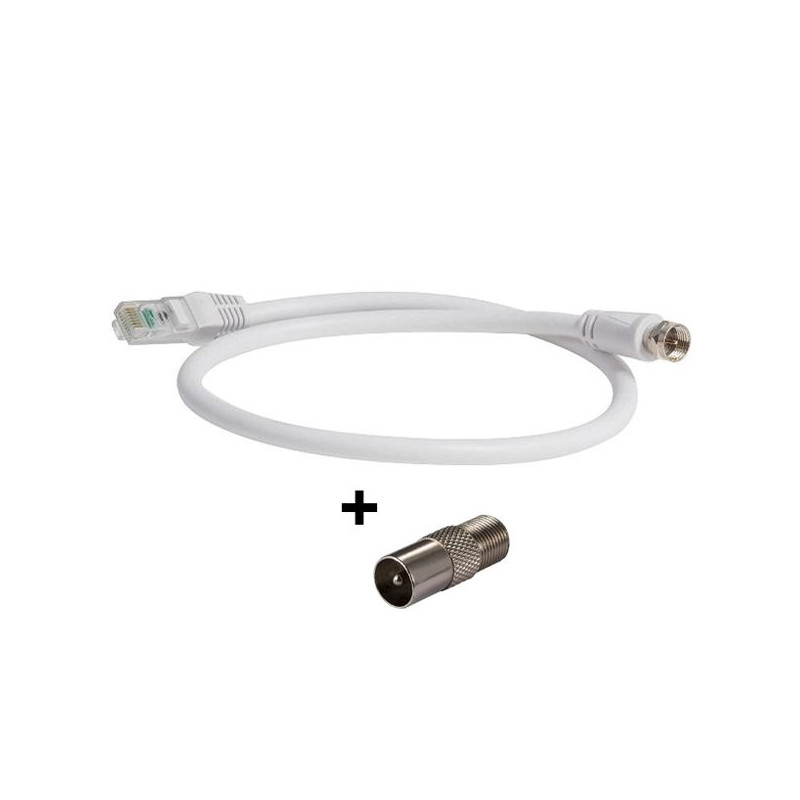 C.A.E Cordon balun RJ45/IEC Mâle - CORDBALRJFIEC250