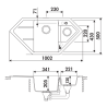 Planche a Decouper En Verre 300 x 542 mm