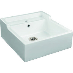 Timbre d'office Ceramique 60cm Blanc 596 x 630 mm