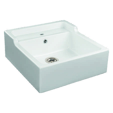 Timbre d'office Ceramique 60cm Blanc 596 x 630 mm