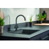 Évier à encastrer Malin 1 bac 570 x 510 mm Cristalite