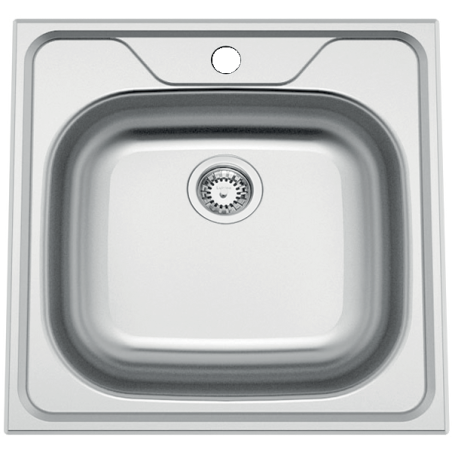 Évier à encastrer Malin 1 bac 480 x 480 mm Inox