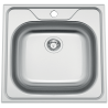 Évier à encastrer Malin 1 bac 480 x 480 mm Inox