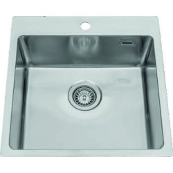 Évier à encastrer Foggia 1 bac 500 x 505 mm Inox