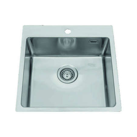 Évier à encastrer Foggia 1 bac 500 x 505 mm Inox