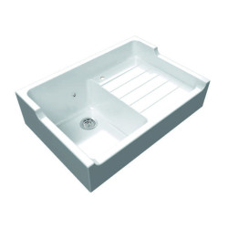 Timbre d'office Imperial 1 bac, 1 égouttoir 900 x 610 mm Céramique