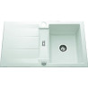Évier à encastrer Genea 1 bac, 1 égouttoir 870 x 510 mm Céramique