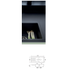 Évier à encastrer Typos 2 bacs, 1 égouttoir 1160 x 500 mm Cristalite