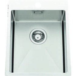 Évier à encastrer Pisa 1 bac 390 x 500 mm Inox