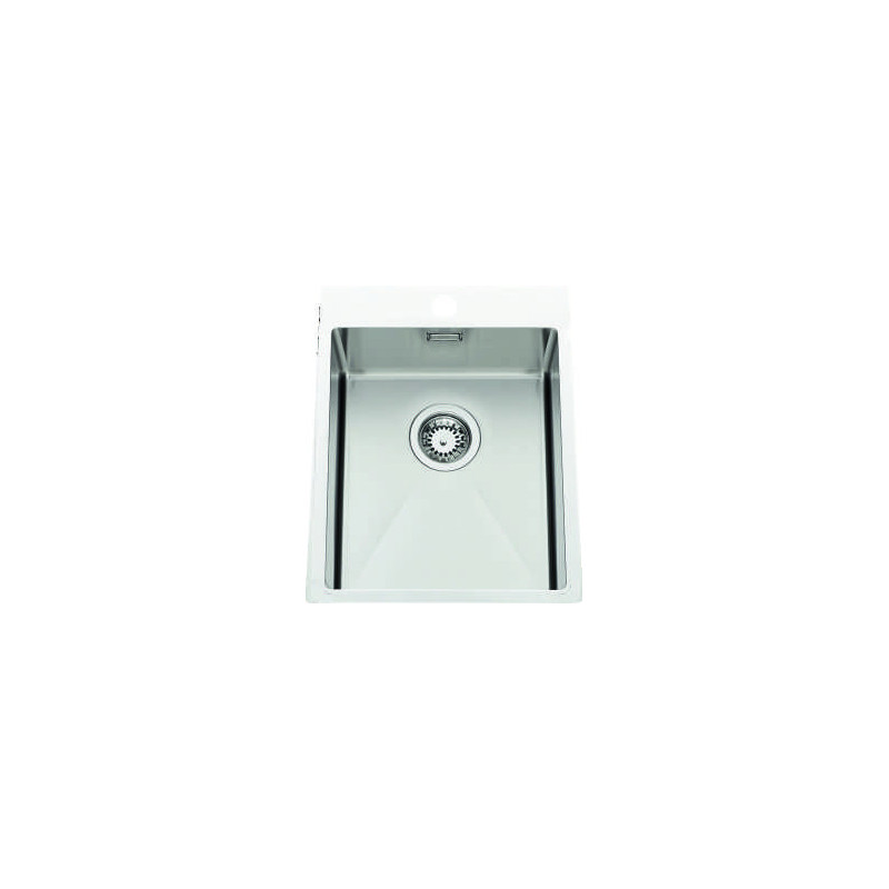Évier à encastrer Pisa 1 bac 390 x 500 mm Inox