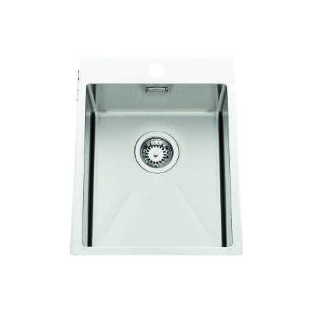 Évier à encastrer Pisa 1 bac 450 x 500 mm Inox