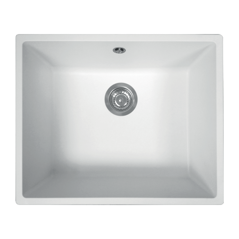 Évier à encastrer Zentia 1 bac 540 x 440 mm Naturalite