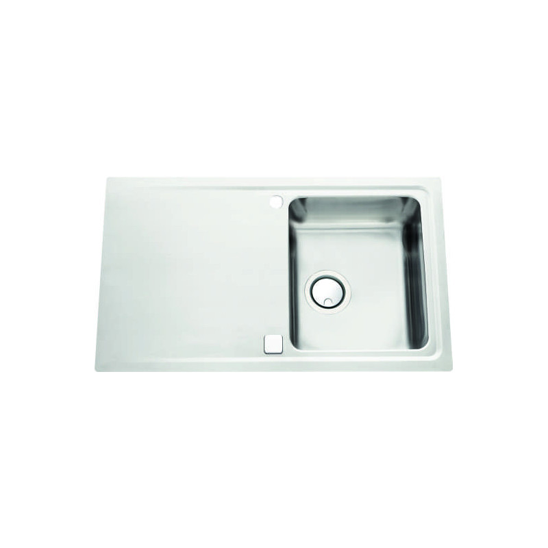 Évier à encastrer Stromboli 1 bac, 1 égouttoir 870 x 510 mm Inox