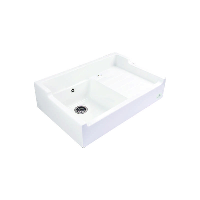 Timbre d'office Francois 1 1 bac, 1 égouttoir 900 x 610 mm Céramique