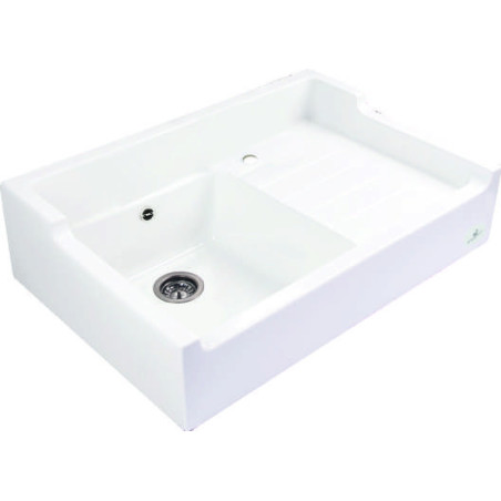 Timbre d'office Francois 1 1 bac, 1 égouttoir 900 x 610 mm Céramique