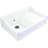 Timbre d'office Francois 1 1 bac, 1 égouttoir 900 x 610 mm Céramique