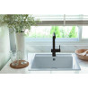 Évier à encastrer Vero 1 bac 570 x 510 mm Cristadur