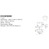 Cuve sous plan Greenwich 450 x 450 mm Cristadur
