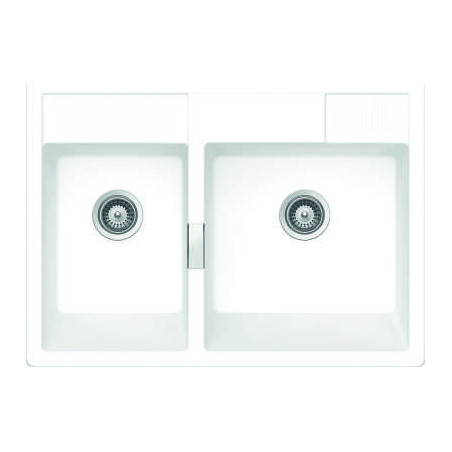 Timbre d'office Kallio 2 bacs 898 x 630 mm Cristadur