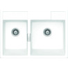 Timbre d'office Kallio 2 bacs 898 x 630 mm Cristadur