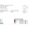 Cuve sous plan Kiruna 1 bac 556 x 456 mm Cristadur