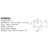 Cuve sous plan Pisa Sp 670 x 450 mm Inox