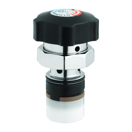 Tête interchangeable douche ALPA 20/35s bouton noir