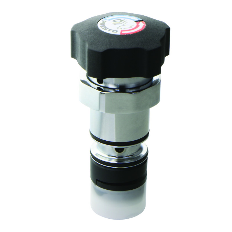 Tête interchangeable douche ALPA 20/35 allongé bouton noir