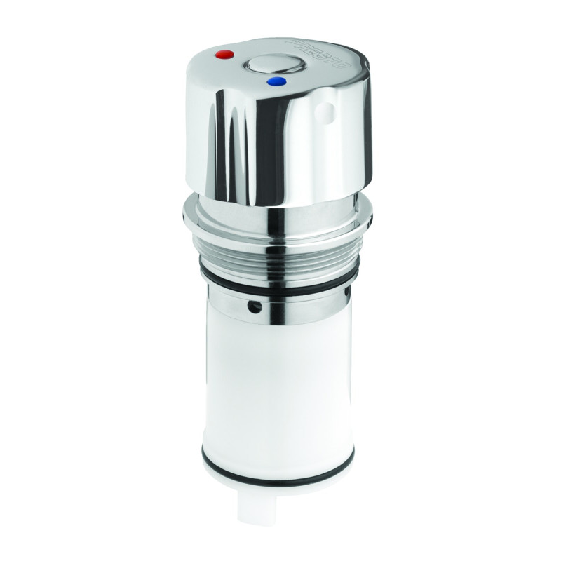Tête interchangeable lavabo 4000s 10/20s bouton chromé