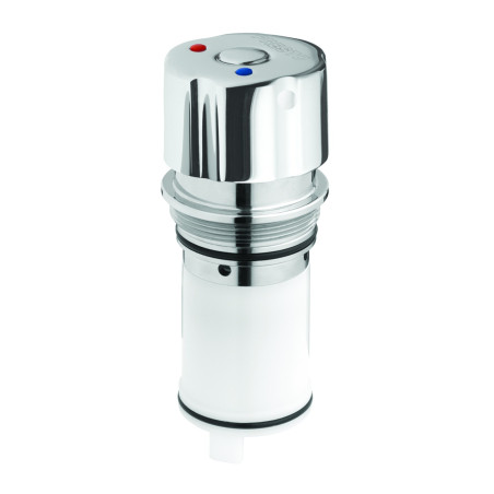 Tête interchangeable lavabo 4000s 10/20s bouton chromé