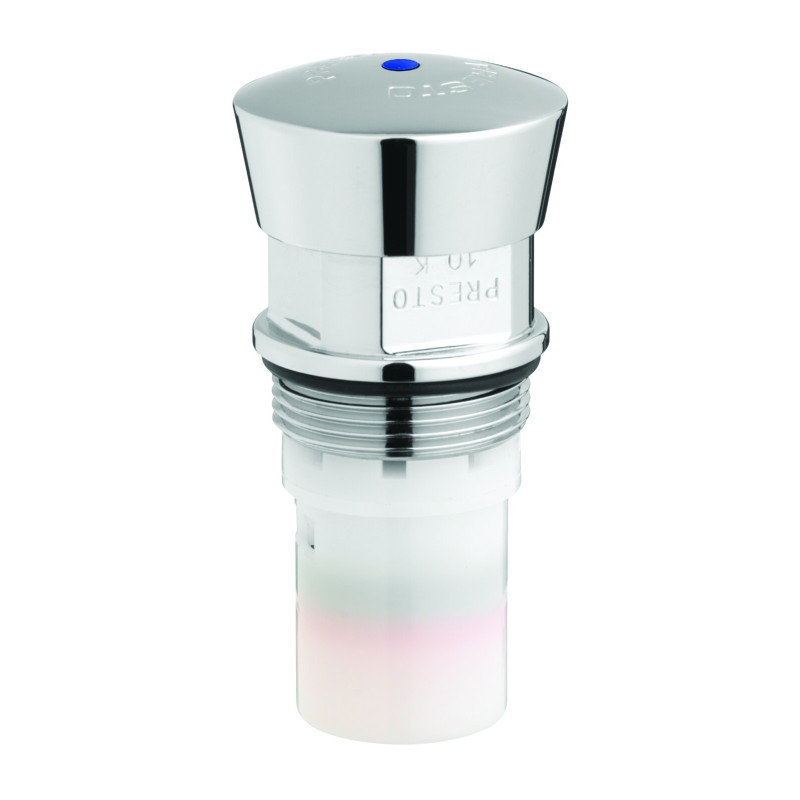 Tête interchangeable lavabo presto sol commande au pied 520/530, 3/5s, bleue