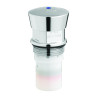 Tête interchangeable lavabo presto sol commande au pied 520/530, 3/5s, bleue